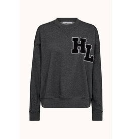 Haute L'amitié Badge Sweat - Antracit Melange