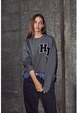 Haute L'amitié Badge Sweat - Antracit Melange