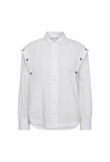 Haute L'amitié Button Sleeve Shirt - White