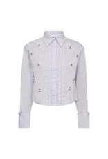 Haute L'amitié Pearl Crop Shirt