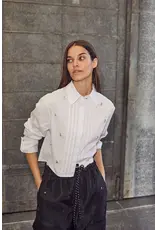 Haute L'amitié Pearl Crop Shirt
