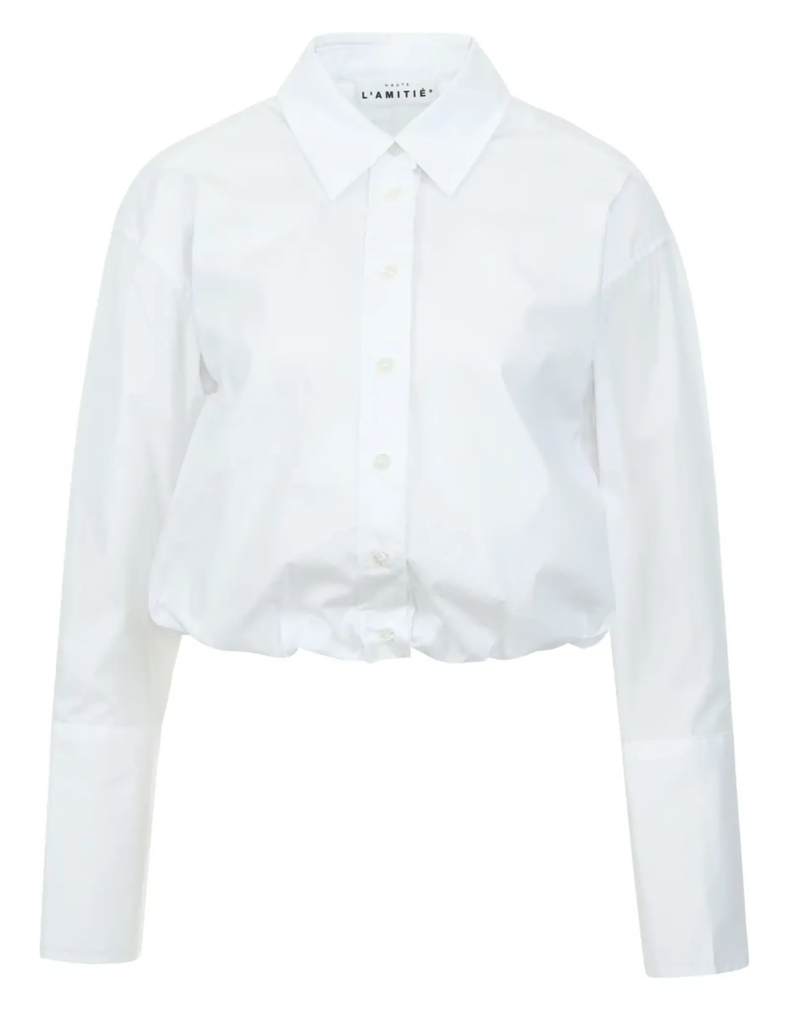 Haute L'amitié Cuff Balloon Shirt - White