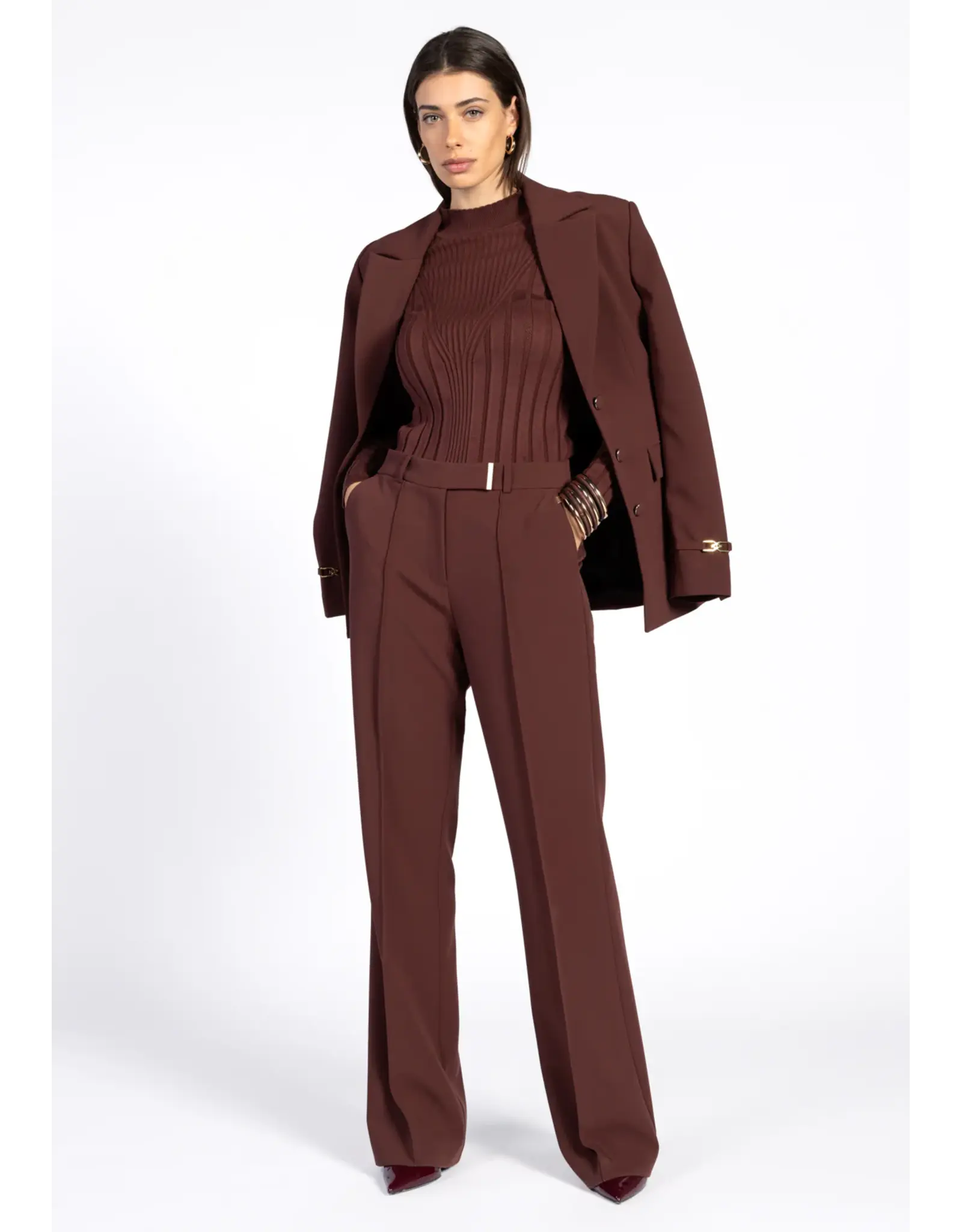 Aaiko Chantalle Trousers - Spicy Chocolade