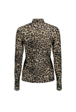 Geisha Top Mesh Animal - Sand/Brown