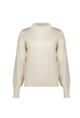 Geisha Pullover Basic Turtle Lurex - Off-White/Gold