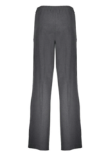 Geisha Pants Flair + Piping - Mid Grey/Black