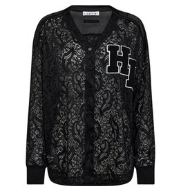 Haute L'amitié Court Lace Tee - Black