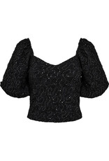 Haute L'amitié Dazzy Sequin Top - Black