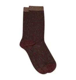 MP Denmark Donna glitter socks - Hot Chocolade