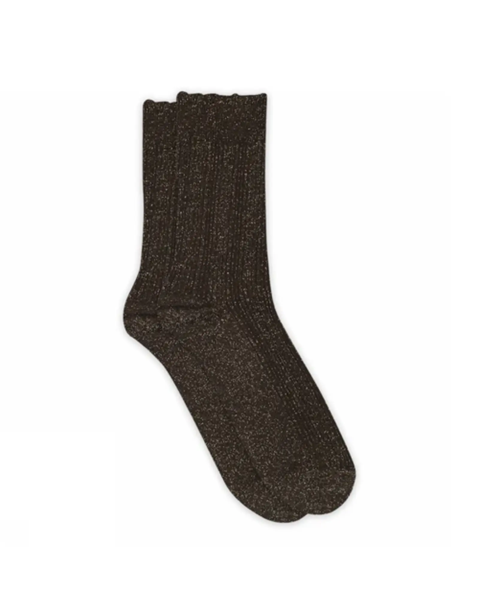 MP Denmark Julia glitter socks - Brown