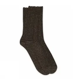 MP Denmark Julia glitter socks - Brown
