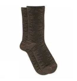 MP Denmark Ulla glitter socks - Dark brown