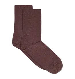 MP Denmark Lucinda glitter socks - Grape Skin