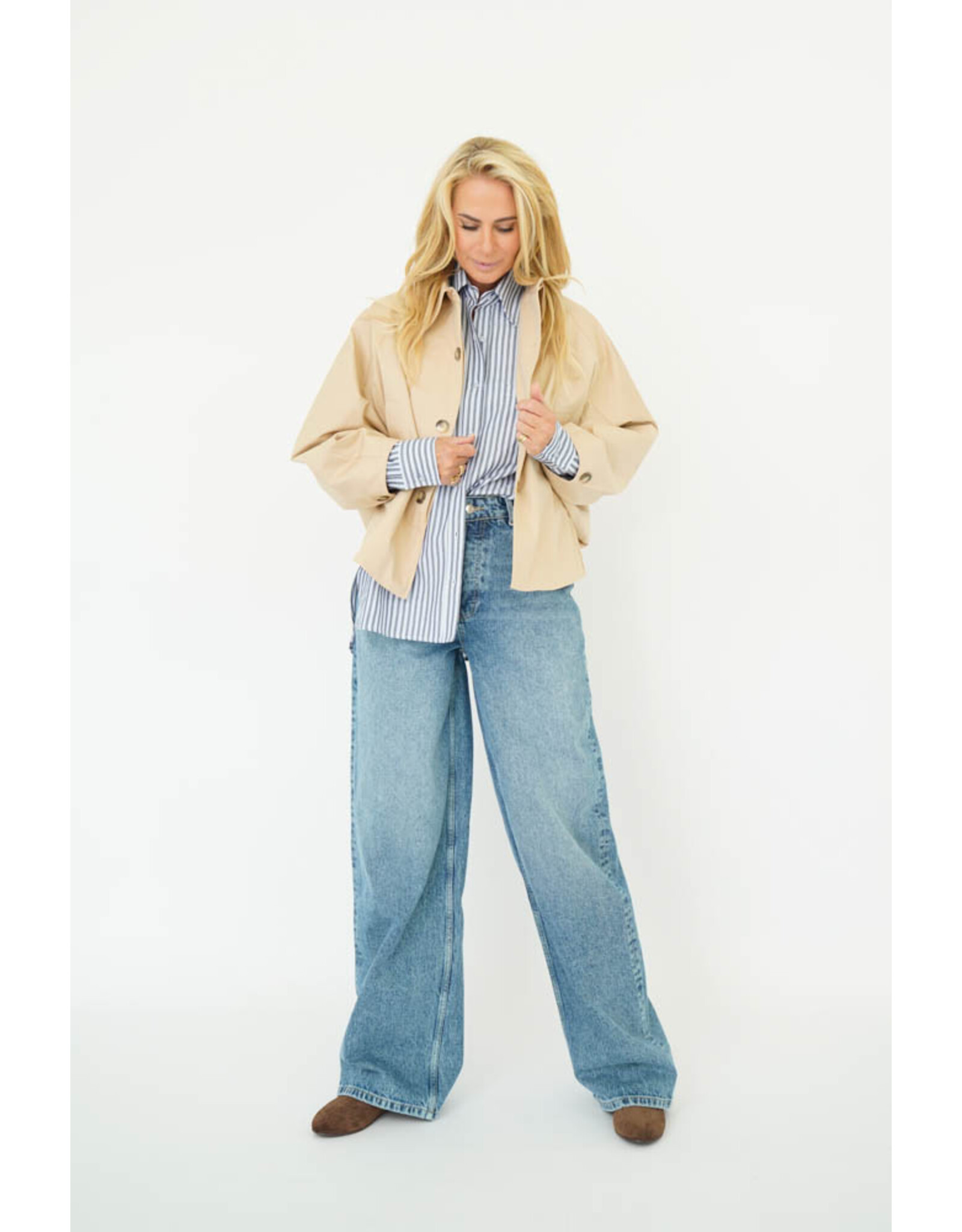 Est Seven Zaina Coat - Beige