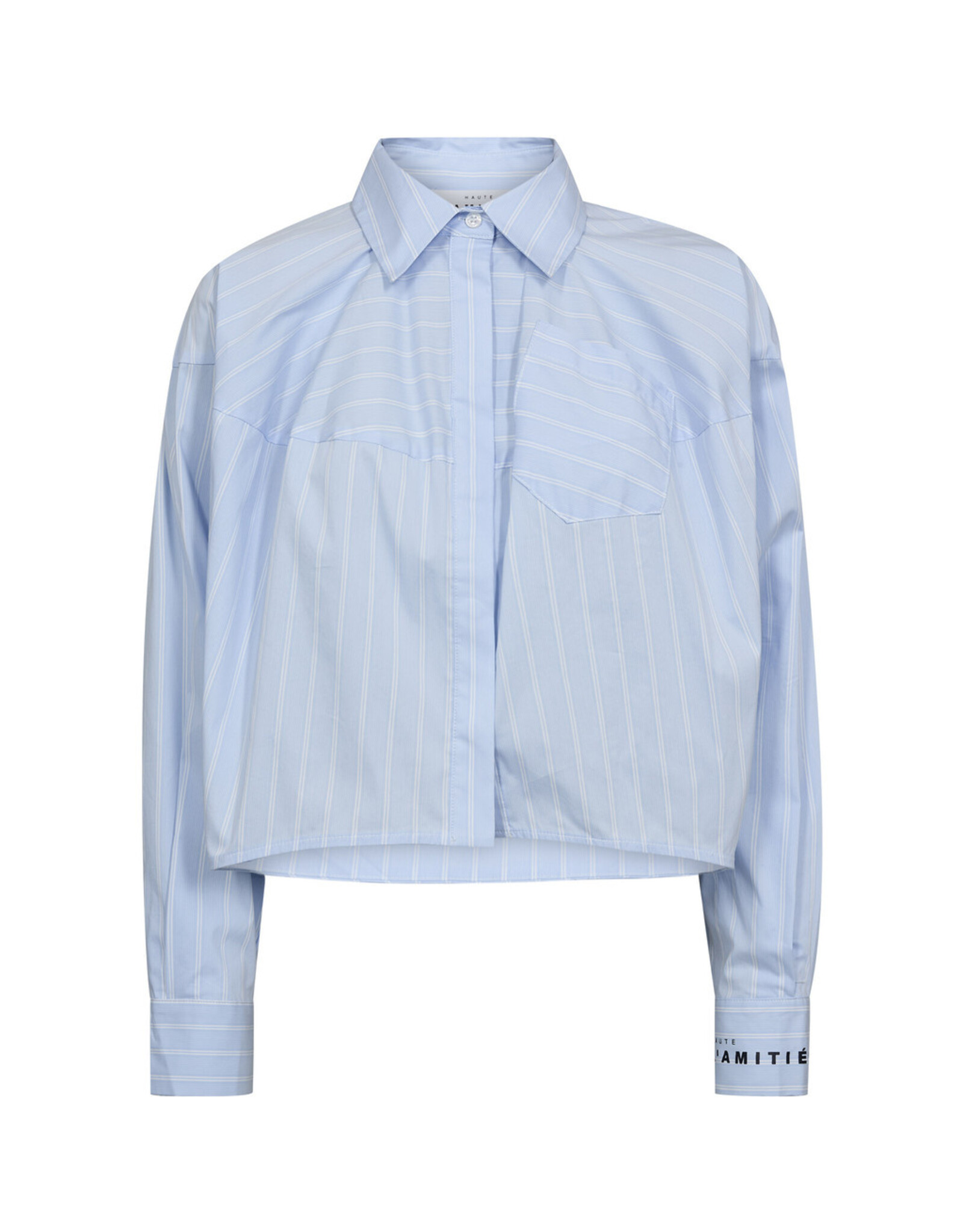 Haute L'amitié Sophie Stripe Shirt - Pale Blue