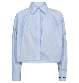 Haute L'amitié Sophie Stripe Shirt - Pale Blue
