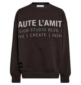 Haute L'amitié Studio Logo Sweat - Antracit