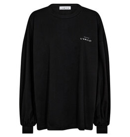 Haute L'amitié Crew Neck Tee - Black