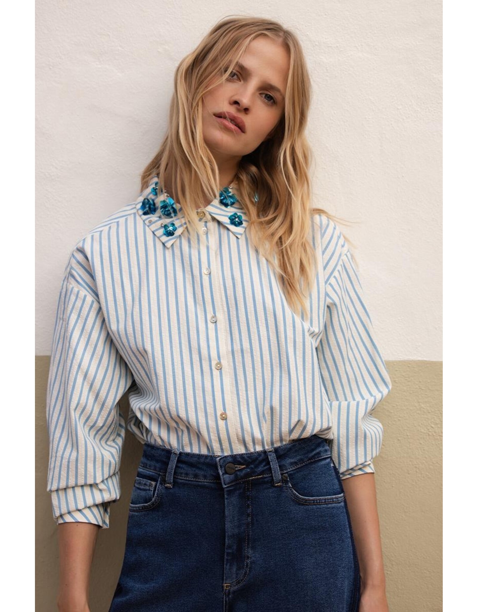 Jansen Micky Blouse - Aquamarijn