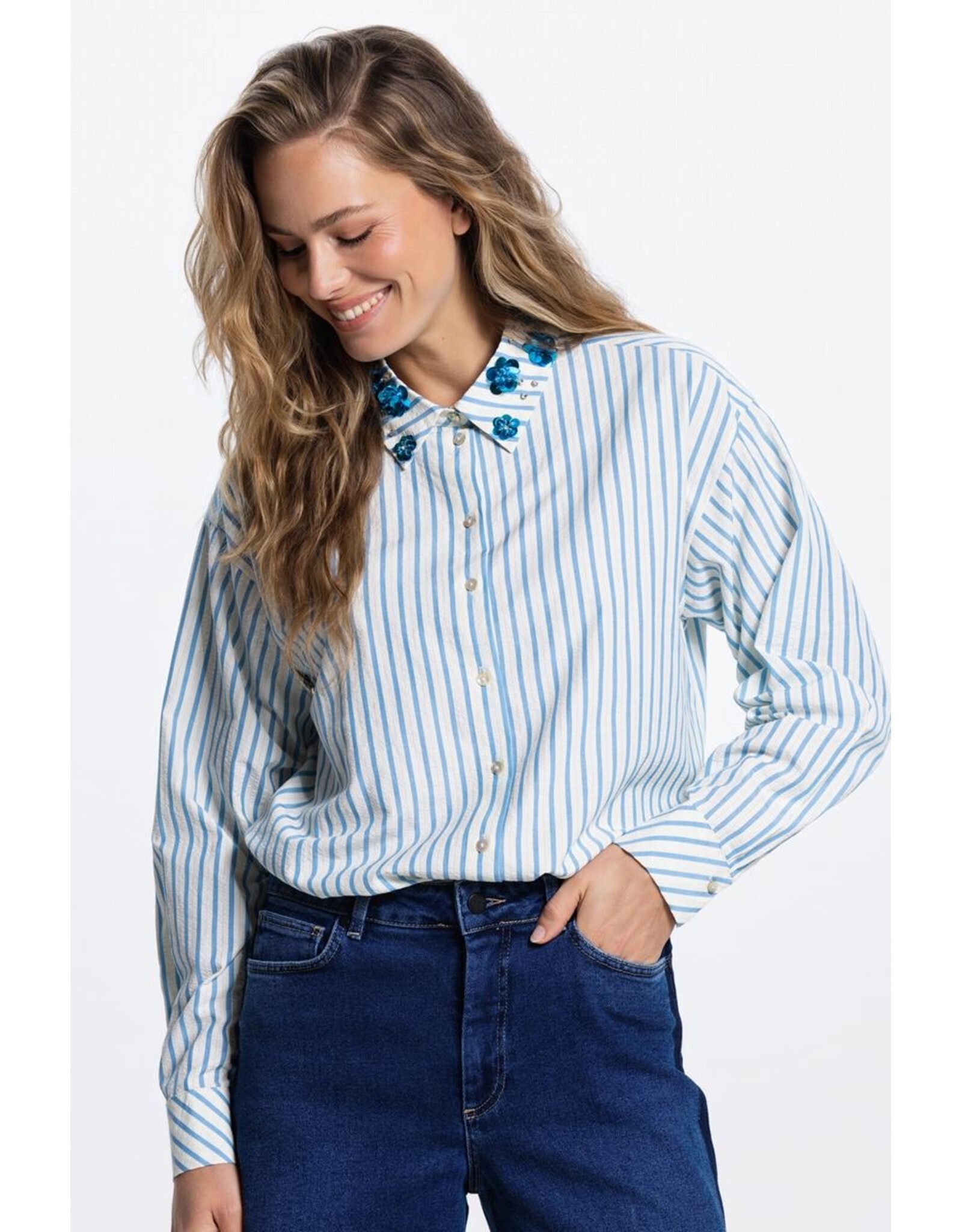 Jansen Micky Blouse - Aquamarijn