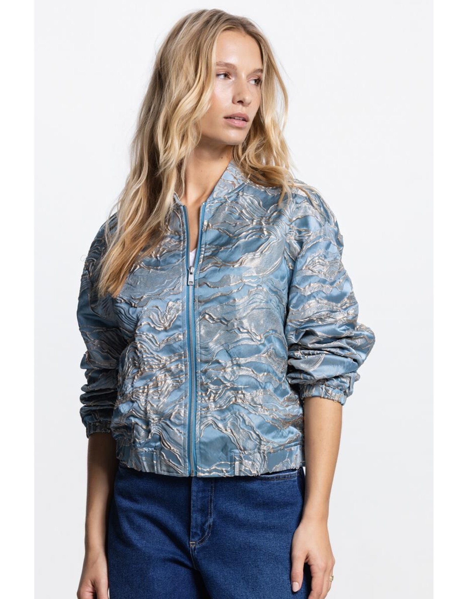 Jansen Qwen Bomber - Aquamarijn