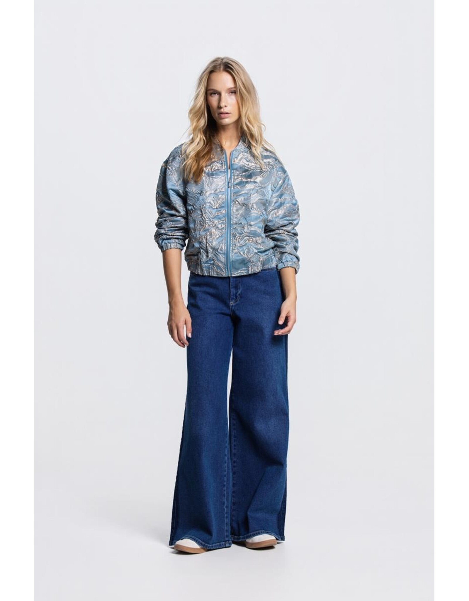 Jansen Qwen Bomber - Aquamarijn