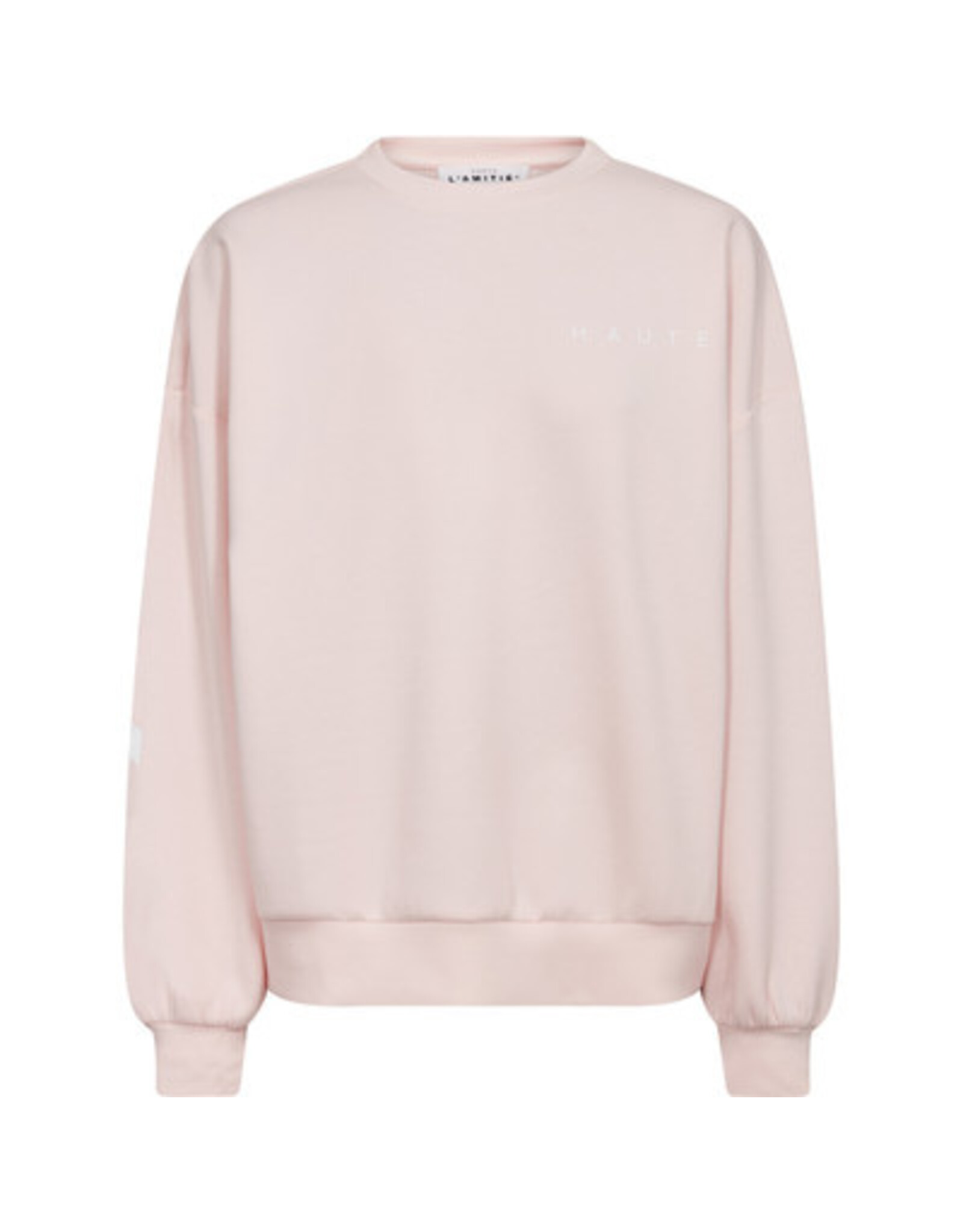 Haute L'amitié Maxi Split Logo Sweat - Iced Rose