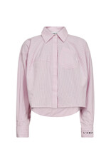 Haute L'amitié Sophie Rose Stripe Shirt - Iced Rose