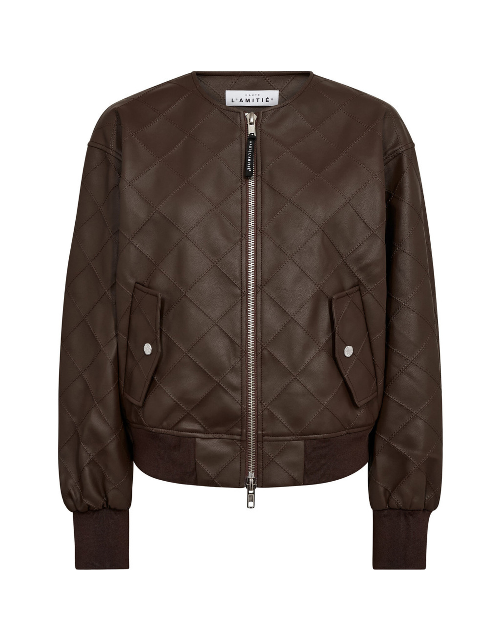 Haute L'amitié Quilt Bomber - Mocca