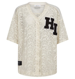 Haute L'amitié Court Lace Tee - Pearl