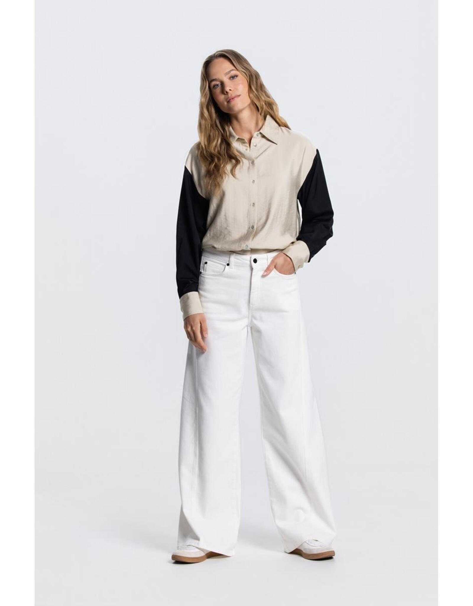 Jansen Otja Blouse  - Black/Clay