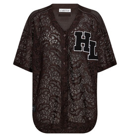 Haute L'amitié Court Lace Tee - Mocca