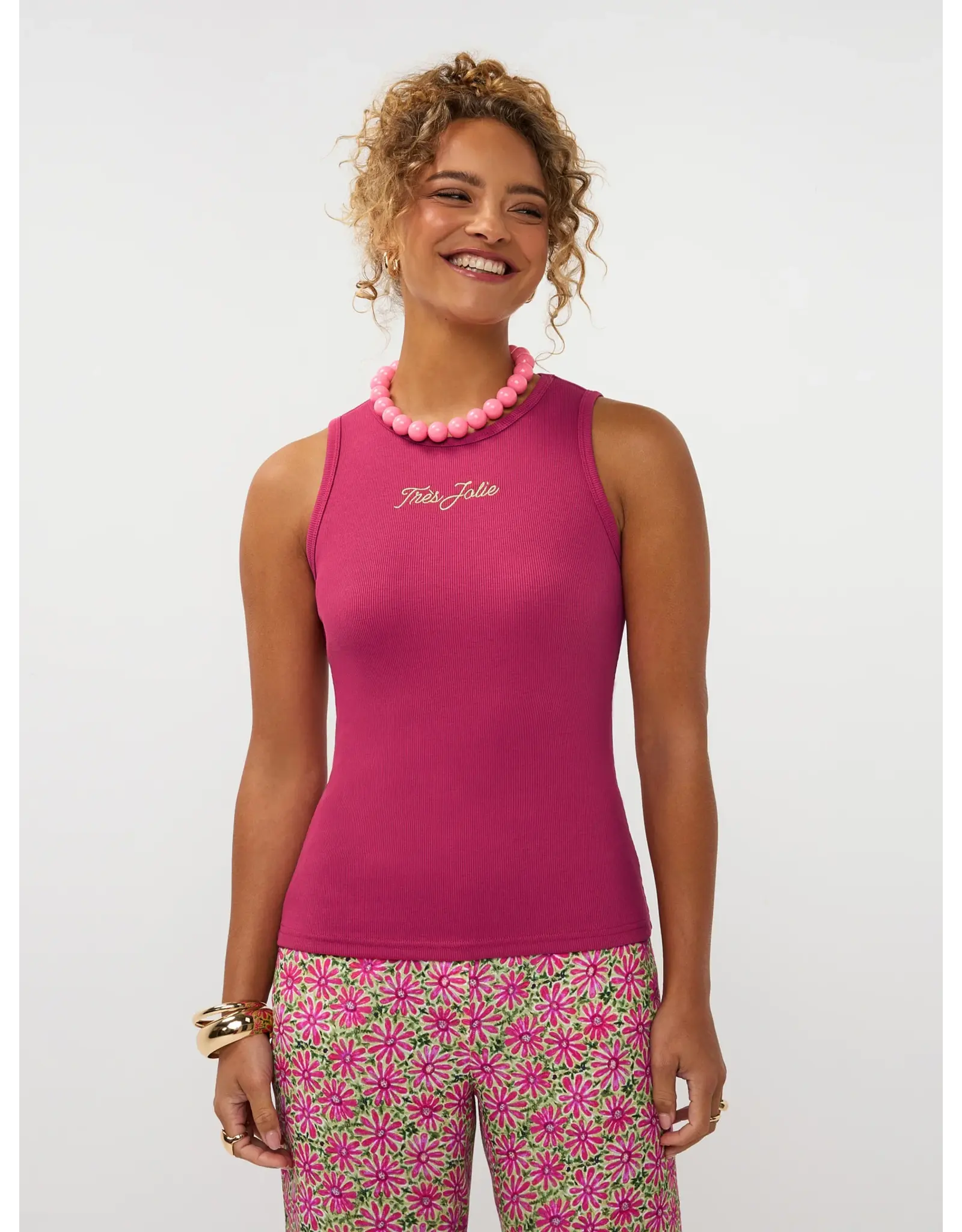 Ydence Top Tres Jolie - Berry Pink