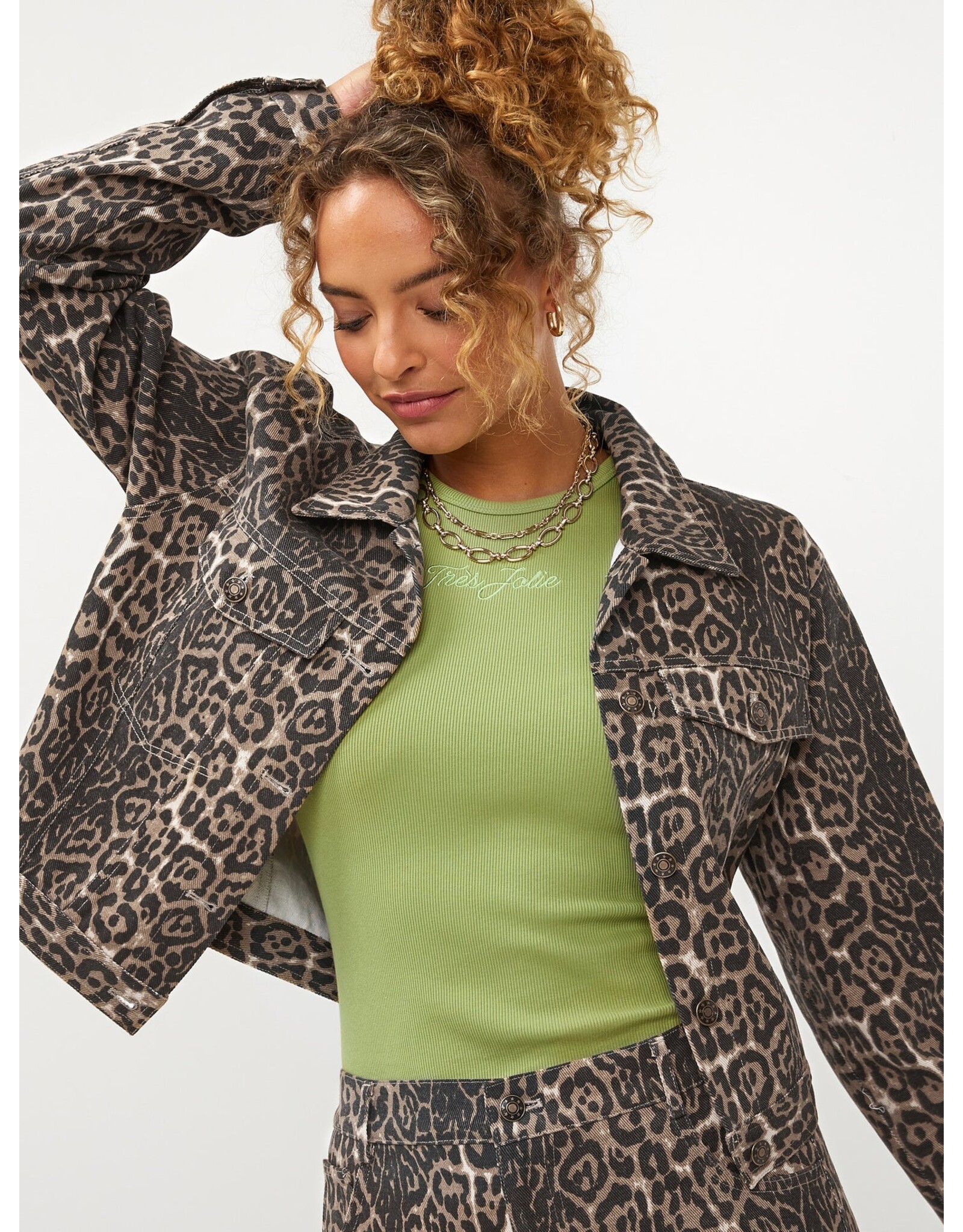 Ydence Jacket Saskia - Leopard