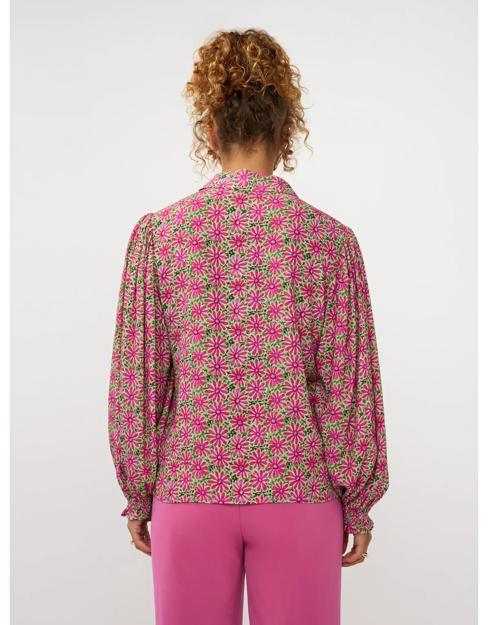 Ydence Blouse Alyssa - Pink Flower