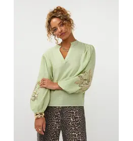 Ydence Blouses Rose - Soft Green