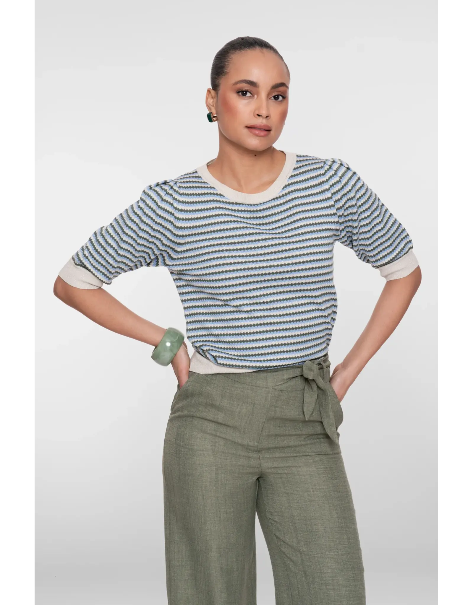 Geisha Pull stripe lurex 64066 - Kit/lurex