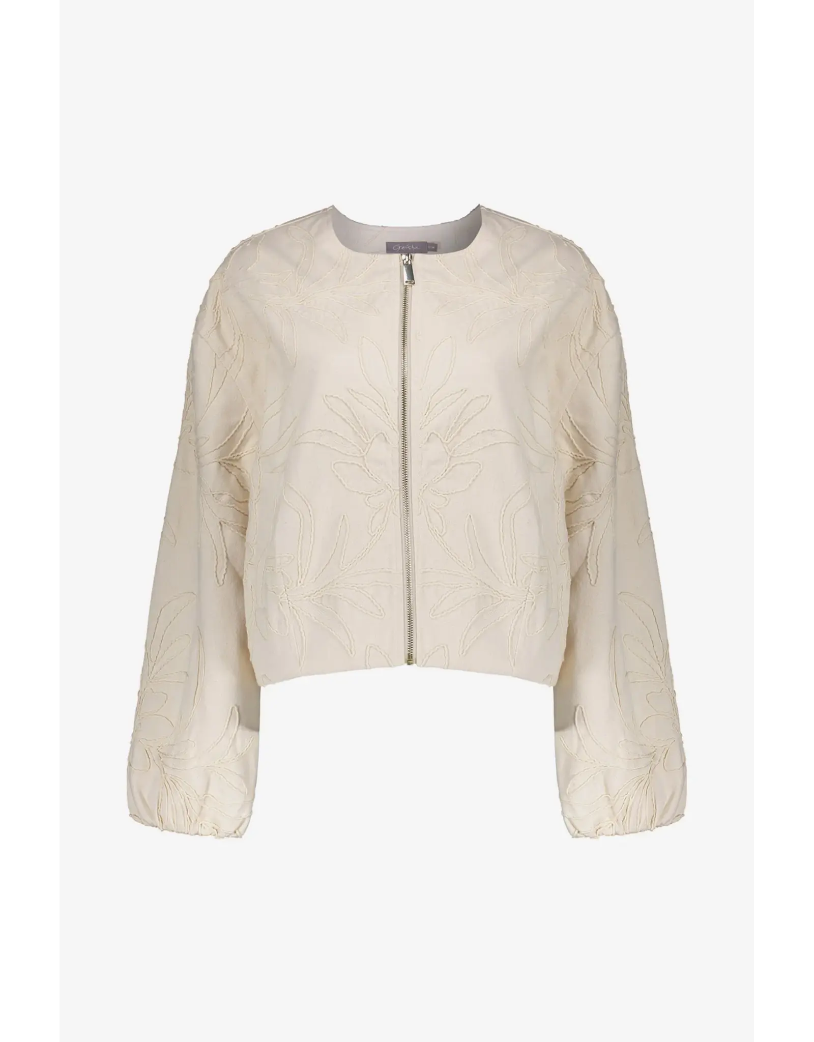 Geisha Jacket Embroidery 65022 - Ecru