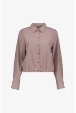 Geisha Top Ajour with knot - Black