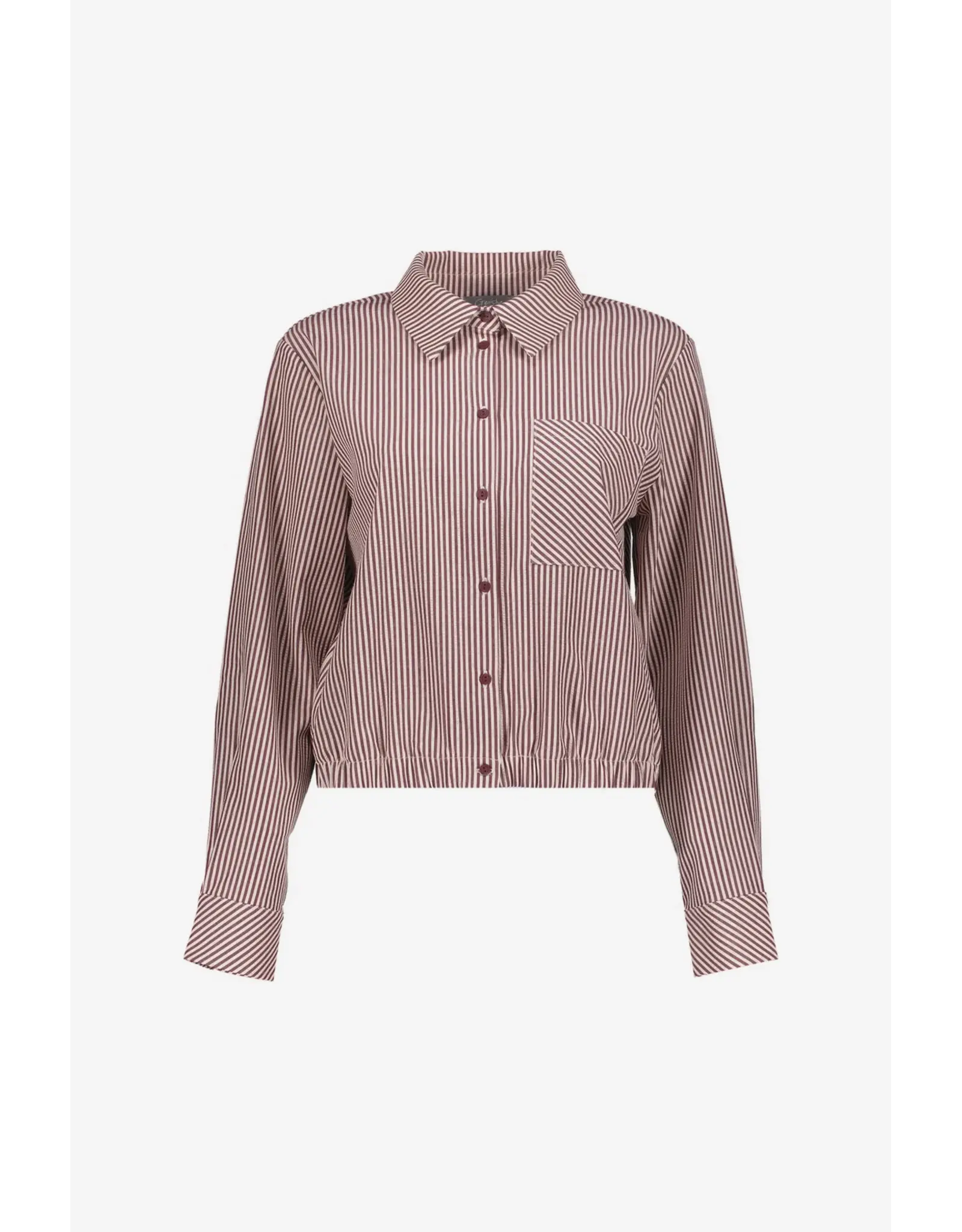 Geisha Top Ajour with knot - Black