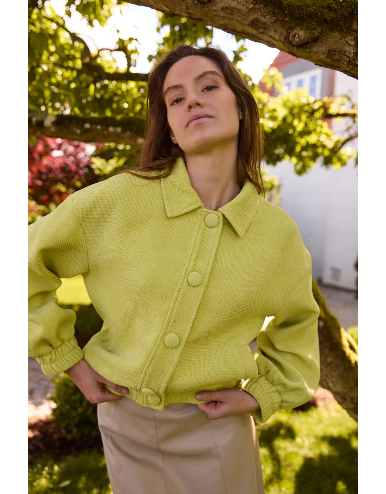 Rue de Femme Maelynn Jacket - Lime