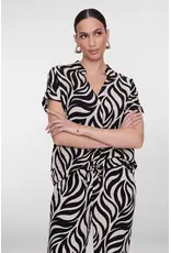 Geisha Top Bi-Color - Black/Sand