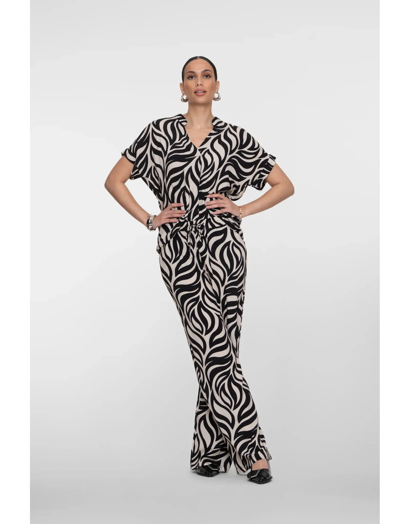 Geisha Pants Bi-Color - Black/Sand