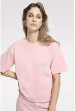 Homage Detailed printed tee - Summer pink