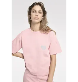 Homage Detailed printed tee - Summer pink