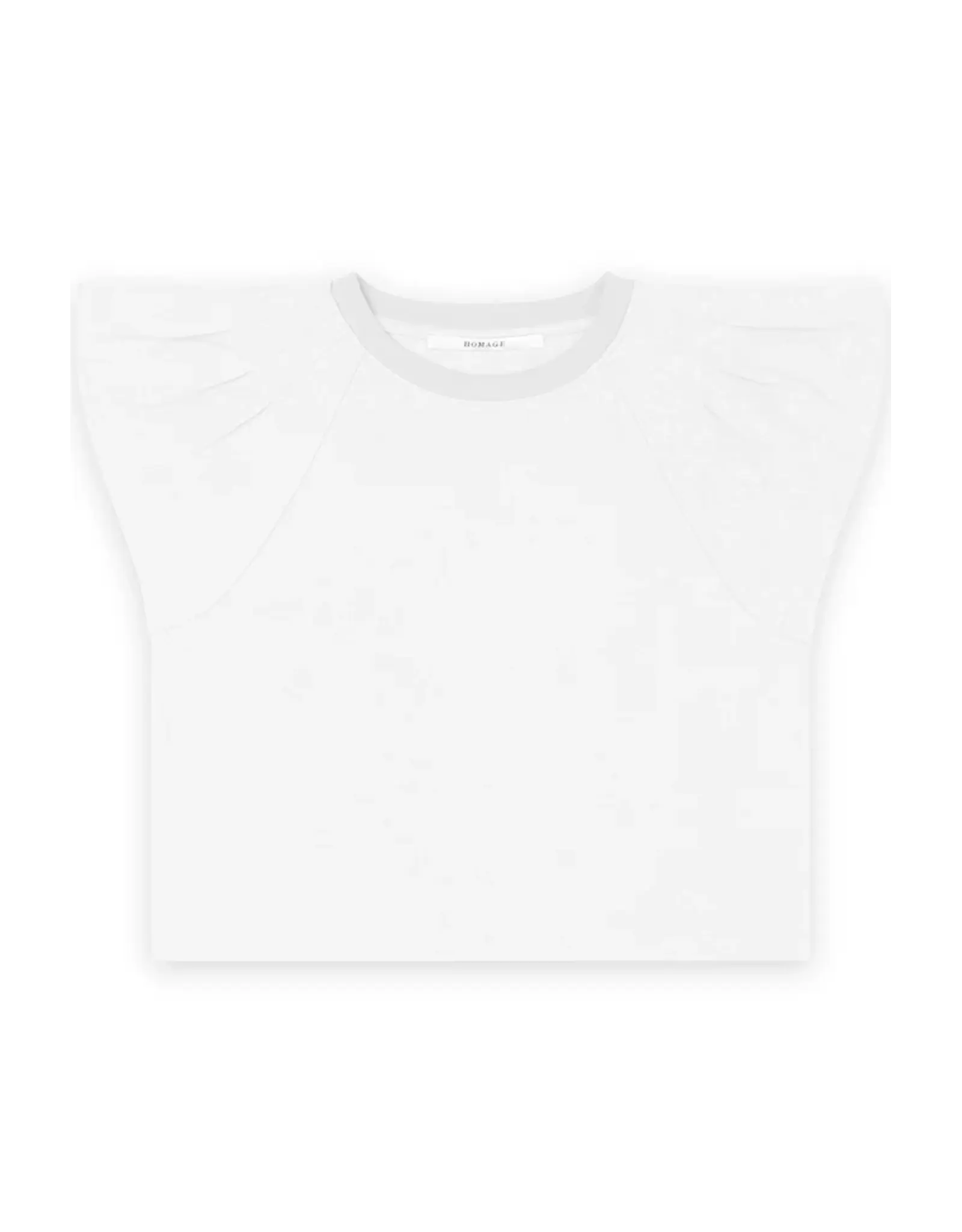 Homage Top with wide shoulders - Offwhite