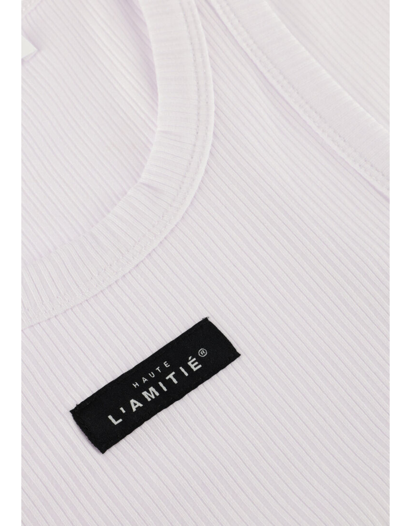 Haute L'amitié Rib Badge Tank - White