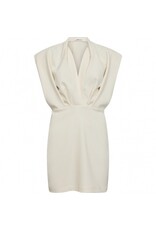 Haute L'amitié L'Elegance Crop Drape Dress - Pearl