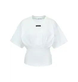 Haute L'amitié Romie Pleat Tee - White
