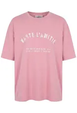 Haute L'amitié Noma Acid Curve Studio Tee - Pink Acid Wash